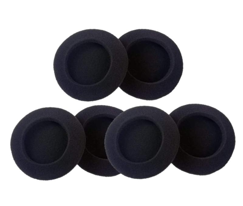 ヘッドホン交換用イヤーパッド直径50mm（6個入り）【24時間内発送】ブラック 3セット（6個入り）サイズ：柔らかな素材になり若干伸縮生がございますので、ヘッドホンサイズは50mm～60mm程度まで装着可能です。普段の使用時、スポーツジム、コールセンター業務などで汚れてしまったり破れてしまったヘッドホン イヤーパッド交換・予備用3セット6個入り.商品の品質には万全を期しておりますが、万一、不備?不良?破損などがございましたら、ご遠慮無くご連絡ください。弊店は24時間内に返金?交換することができます。