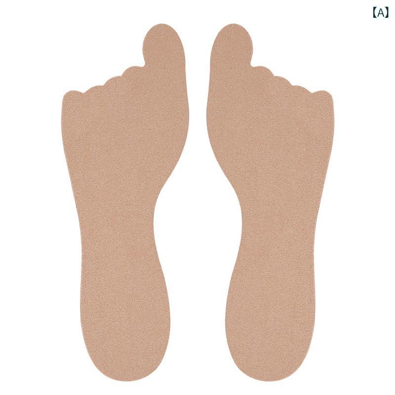 インソール 女性用 夏 サンダル用 ソフト素材 軽量 伸縮性 吸湿速乾 接触冷感 滑り止め 衝撃吸収 足部フィット 快適