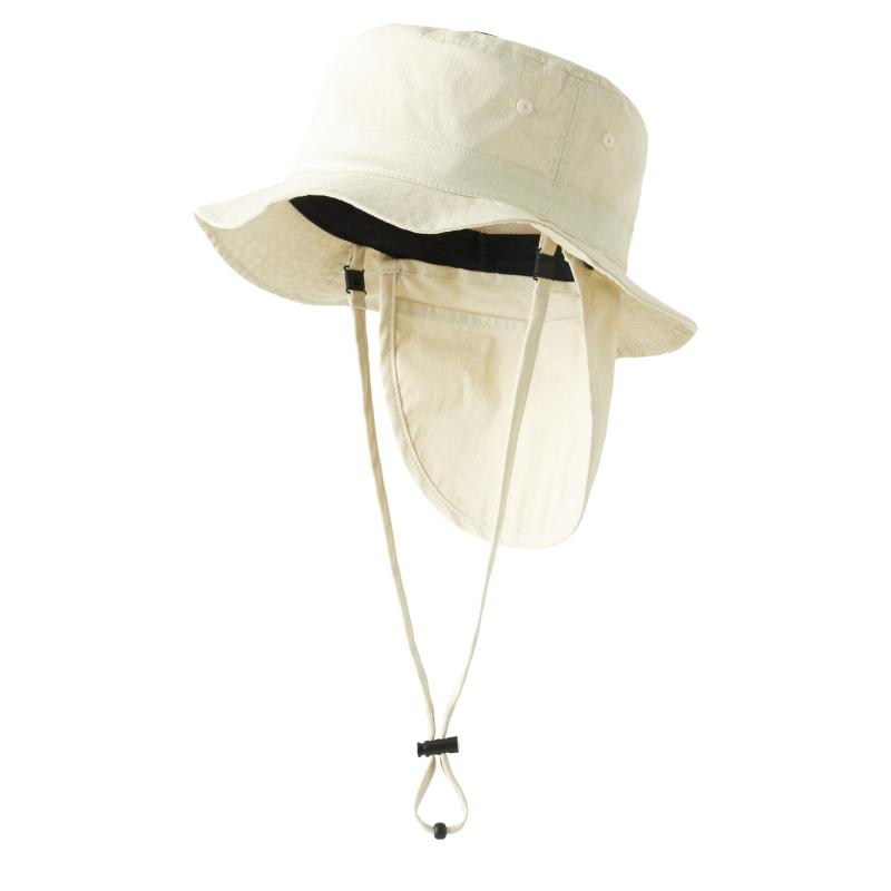 [EMOKA] キッズ ハット 帽子 UVカット 子供 ベビー 52cm 54cm 日よけ タレ付き