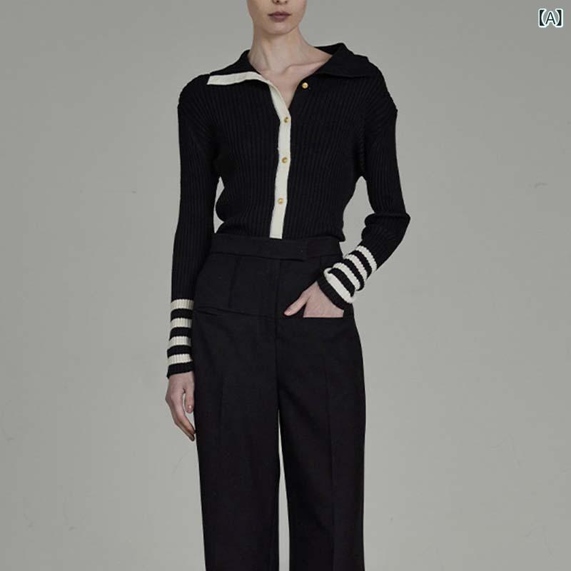 レディース カーディガン 性 開襟 ニット 毛玉防止 肌触り良い スリムシルエット ウール 吸湿速乾 高級感 軽量 普段使い 通勤用 秋冬