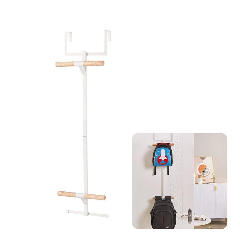 ランドセルラック ランドセル &amp; リュックハンガ 2段 収納 ドアハンガー 引っ掛け棚 扉に差し込むだ..