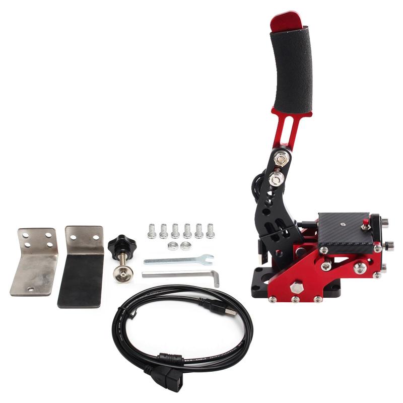 Artudatech ハンドブレーキ PC PS4 PS5 14 ビット PS4/PS5 USB3.0 SIM ハンドブレーキレーシングゲームステアリングホイールスタンド 適用Thrustmaster T300RS サイドブレーキ シフター ハンドルコン