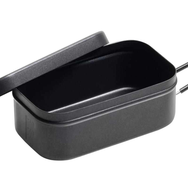 AWESOME'S (キャンパー監修) メスティン テフロン フッ素加工 キャンプ アウトドア バリ取り不要 クッカー ラージ