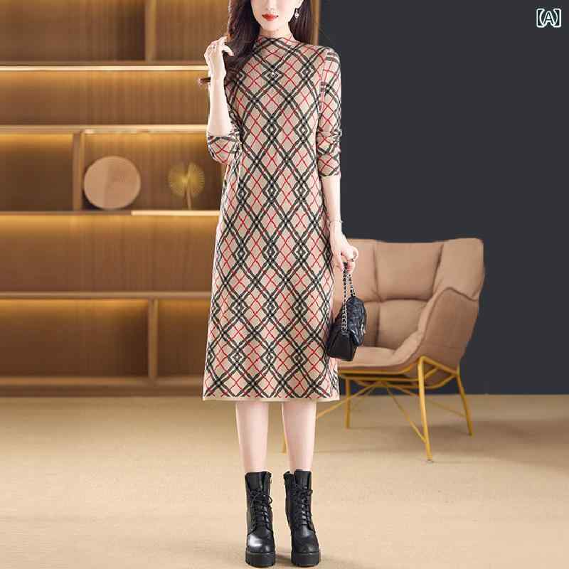 ニット カーディガン Tシャツ ワンピース おしゃれ カジュアル かわいい 韓国 レディース 服 秋冬 秋服..