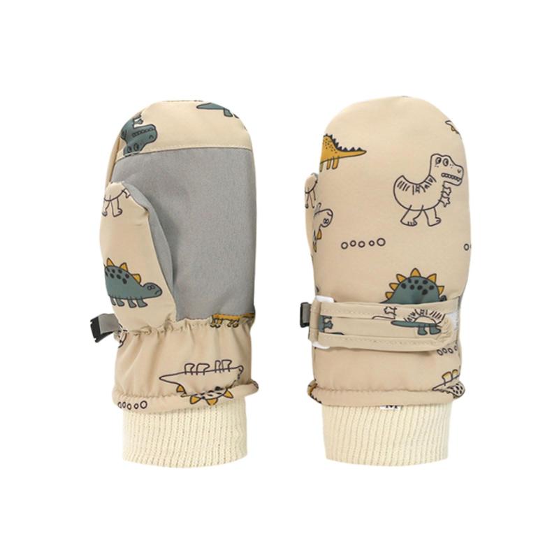 [Tidyworm] スキーグローブ キッズ 防水 雪遊び 子供 手袋 スノーグローブ 可愛い 恐竜 冬 防寒 ベビー 手袋 ミトン 滑り止め 寒さ対策 通園 通学 アウトドア 男の子 女の子 3ヶ月-8歳