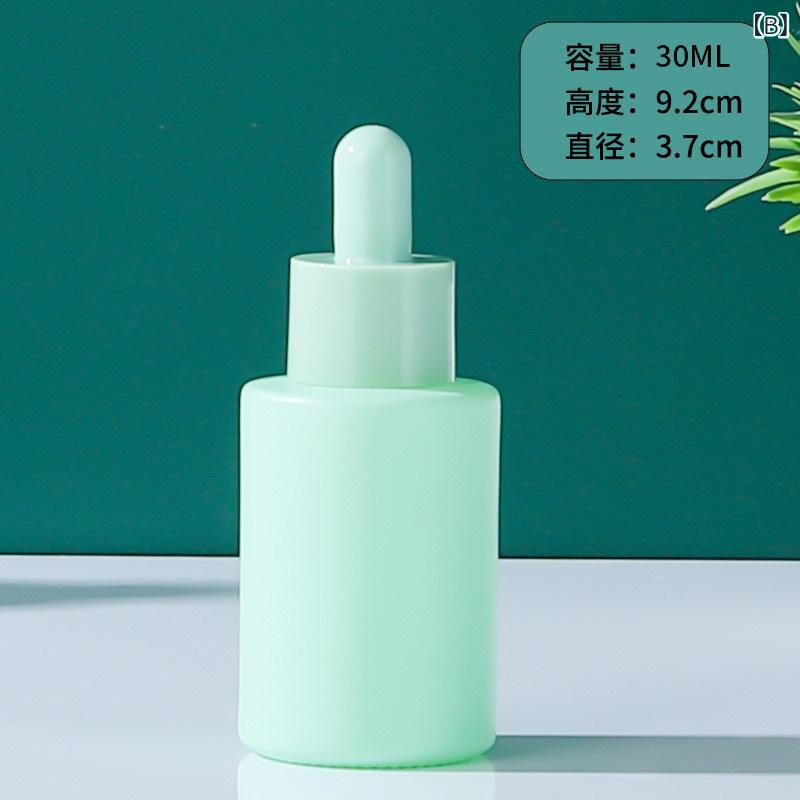 カラー ガラス 精油 瓶 30 ml ローションジェルヘッドドロッパー 美容 液 分注 瓶 ...
