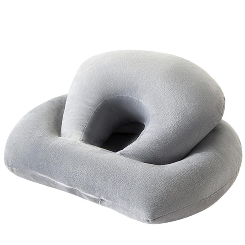 Rakuten - ドットコムプライム お昼寝枕 仮眠用枕 デスク用枕 旅行 オフィス 俯せ 椅子 コットン