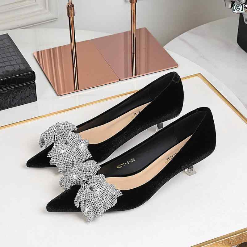 パンプス ローヒール ぺたんこ ヒール サンダル 靴 レディース 履き心地抜群 高級感 おしゃれ きれいめ かわいい クール エレガント 脚長効果 美脚 痛くない