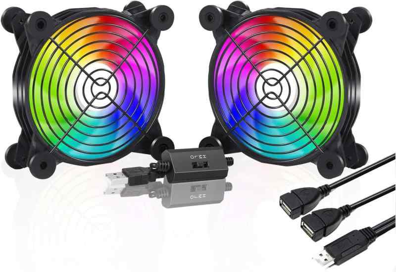 upHere USB扇風機 USB冷却ファン小型 ミニ送風機 静音