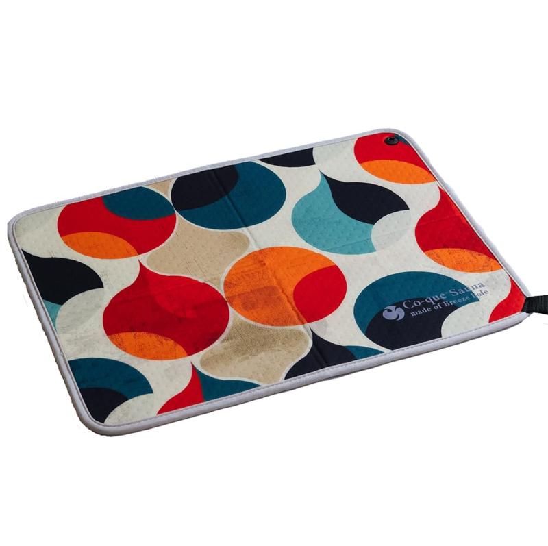 [co-que]サウナマット ふわふわ 超撥水 速乾 折り畳める 大きめ 洗濯機丸洗い可能 男女兼用 39.2cm×29...