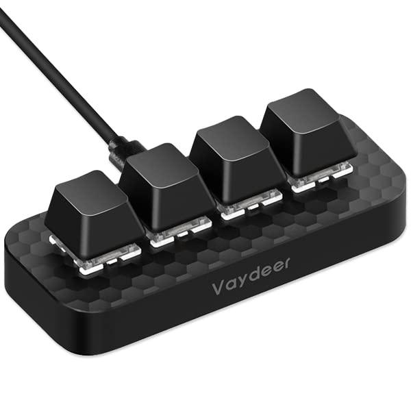 ショートカットキー キーボード テンキー メカニカル 割り当て カスタマイズ コントローラー 小型 USB接続 マクロ可能 USB 接続 MacOS、Windows、Vistaに対応