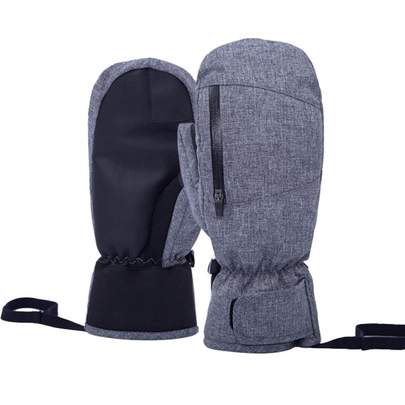 [FUPUONE] スキー手袋 スノーボード グローブ 防寒 防水 ミトン 内側5本指