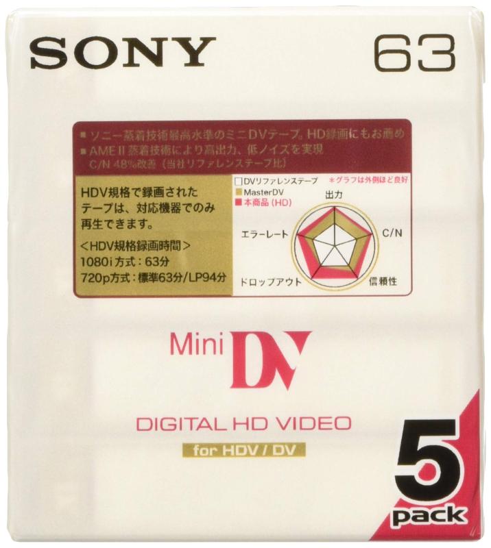 ���ˡ� SONY �ߥ�DV�����å� �ơ��� 5DVM63HD