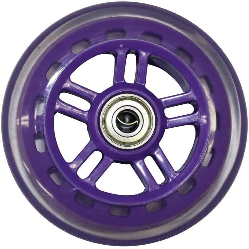 JD RAZOR 4インチホイール リム色付きベアリング付 パープル