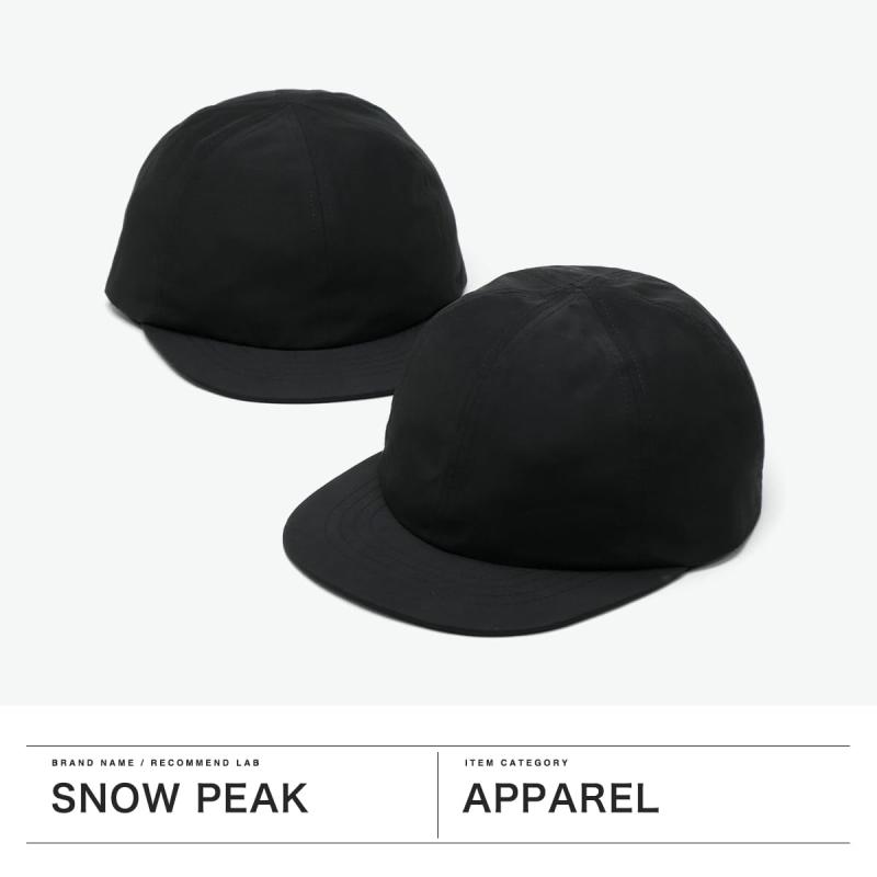 スノーピーク(snow peak)Light Mountain Cloth Cap AC-25SU017 ヘッドウェア キャップ 帽子