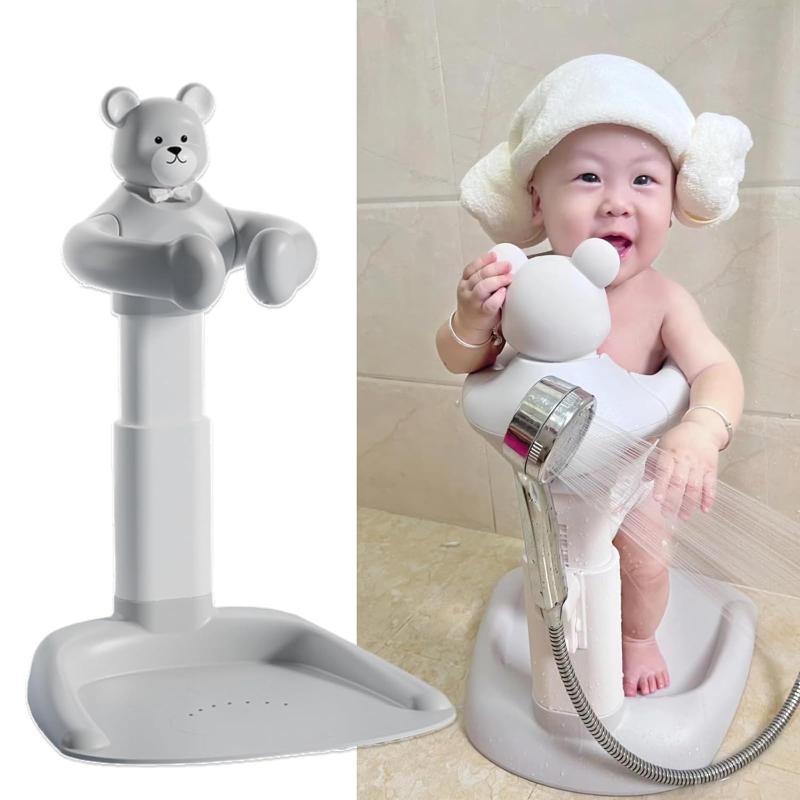 調節可能 ベビー用 おふろ 入浴補助機 赤ちゃん 立つ 滑り止めベース付き ポータブルバスヘルパー