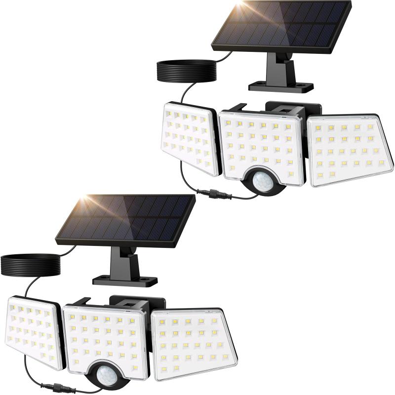 Lepro ソーラーライト ガーデンライト 防犯ライト 光・人感センサー 夜間自動点灯