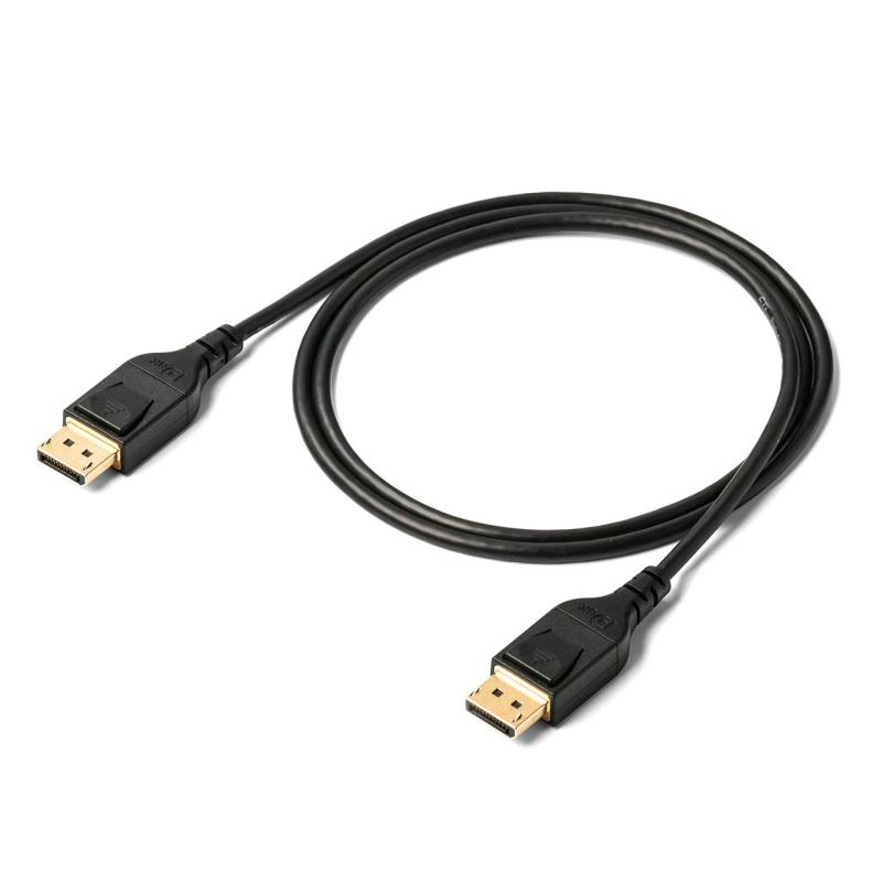乐天商城 - サンワダイレクト DisplayPort ケーブル ver2.1 VESA認証取得品 80Gbps DHDR対応 抜け止め 4K120Hz 最大16K120Hz ゲーム 映画鑑賞 動画編集 ブラック 500-KC050