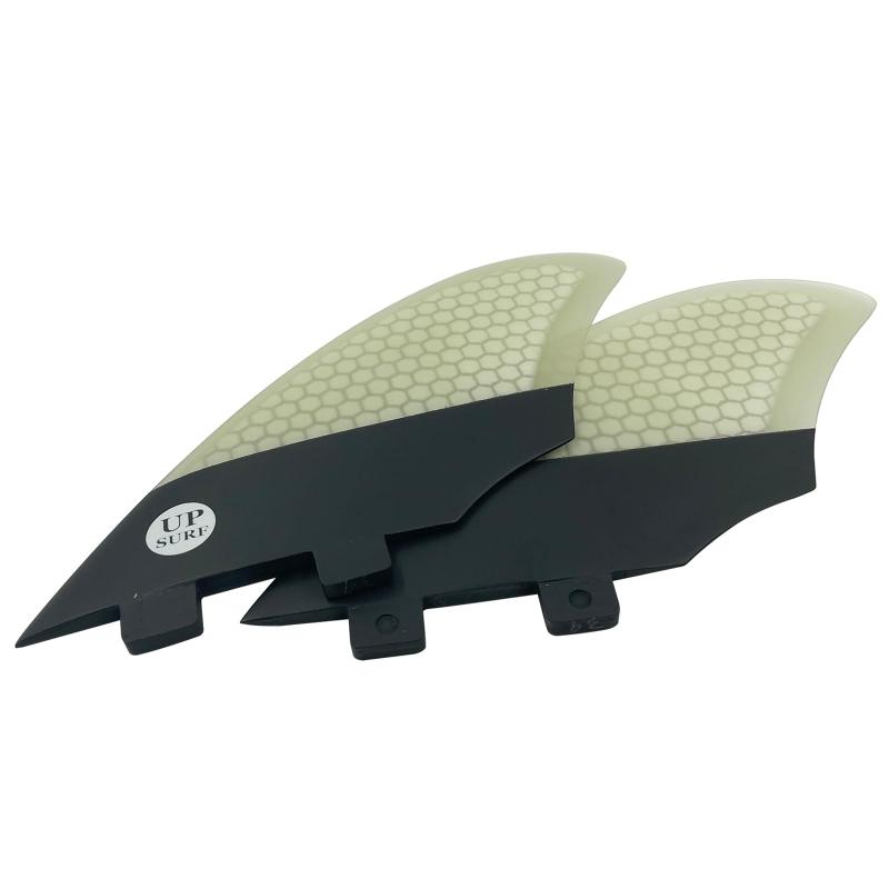 UPSURF եܡɥե Keel fin 2եDouble Tabs ե 饹 surfboard fins (D...