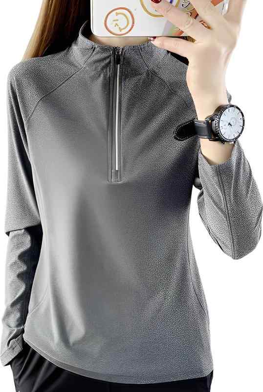 楽天loeuf[チュナッチ] トップス 薄手 フィットネス トレーニング 登山 ウォーキング アウトドア スポーツ 春 夏 秋 レディース