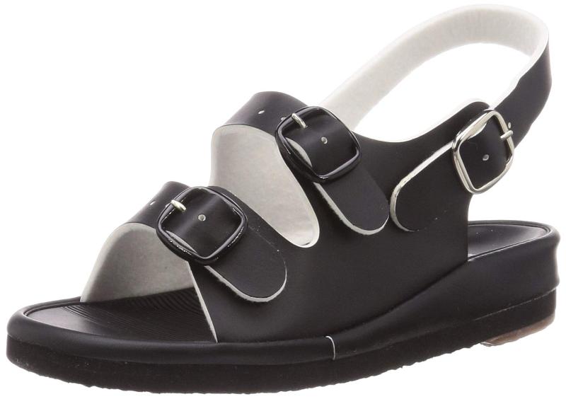 [ウイングナース] 日本製 ナースサンダル オフィスサンダル 3.5cmヒール ウエッジソール WN7800 レディース