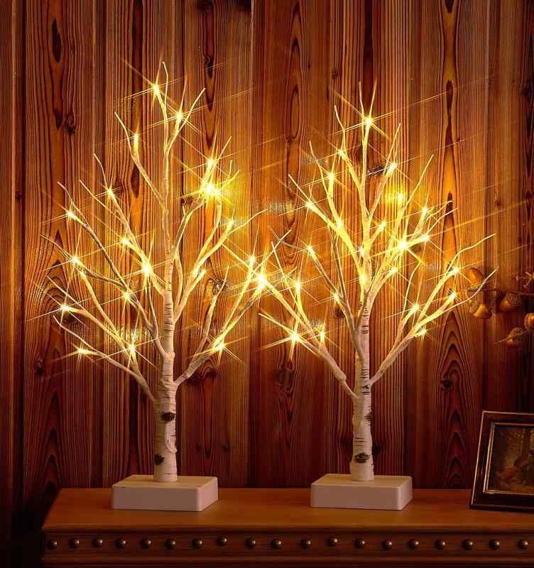 Hairui LED ライト イルミネーション ブランチツリー 卓上 電池式 usb かすみ草 フェイクグリーン 造花 おしゃれ 結婚式 クリスマス