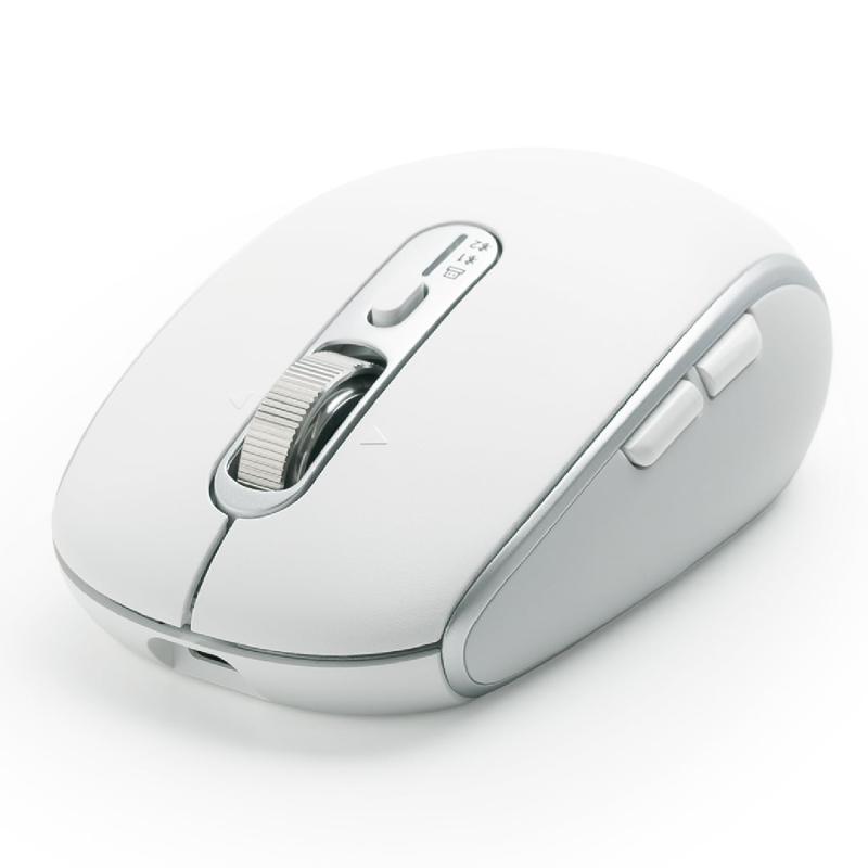 エレコム ワイヤレスマウス Precisionist プレシジョニスト 静音 充電式 Bluetooth 無線2.4GHz 8ボタン マルチペアリング 3台 チルトホイール付 高性能IR LEDセンサー搭載 Mサイズ 2年