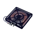 メトロ電気工業 こたつ ヒーター 取替えヒーター ファン付き U字型石英管ヒーター MSU-501H(KB)