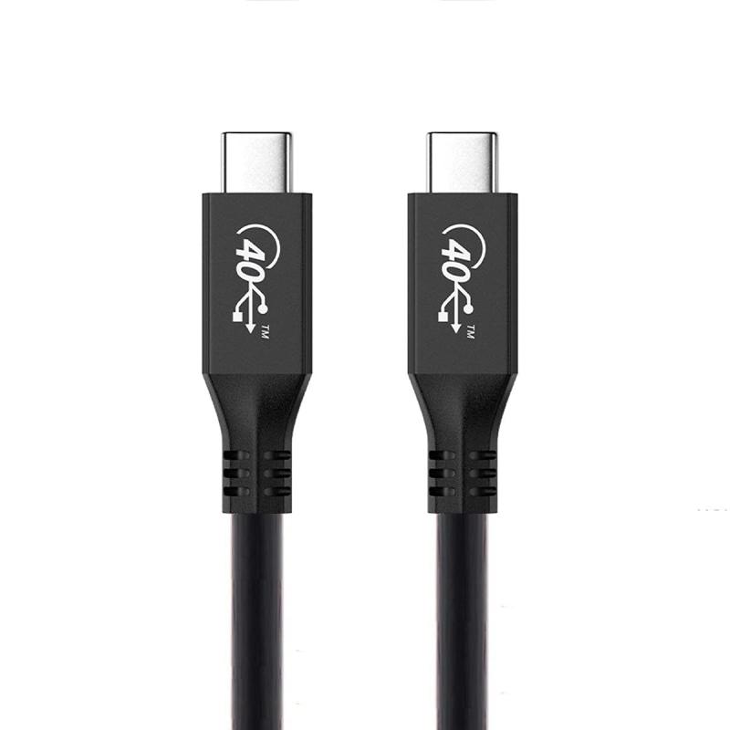 CableccUSB-IF認定USB4ケーブル40GbpsThunderbolt 3＆4と互換性があり、100W充電および8K @ 60Hz 5K @ 60HZ