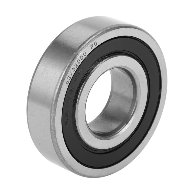 ACROPIX 63/32DDU ディープグルーブボールベアリング P0 32x75x20mm 潤滑ベアリング ダブルラバーシール ブラック シルバートーン スクーター スケートボード ホイール(4)