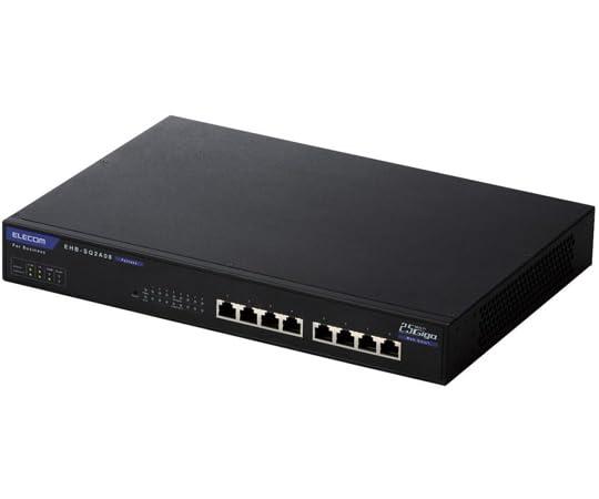 エレコム(ELECOM) Webスマートスイッチングハブ MultiGigabit対応 8ポート 3年 1個
