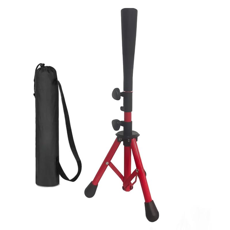 LKCCTK バッティングティー スタンド 野球 練習スタンド 置きティー スタンド ティー バッティングトレーニング 高さ 調整 野球打撃練習 折り畳み 持ち運び便利 硬式 軟式球 ソフトボール 兼