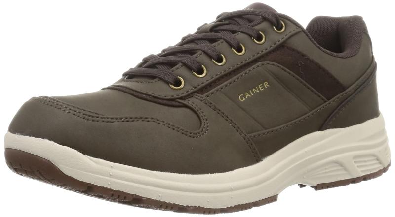 [ゲイナー] 防水 幅広 4E ウォーキングシューズ クッション 衝撃吸収 メンズ GN033