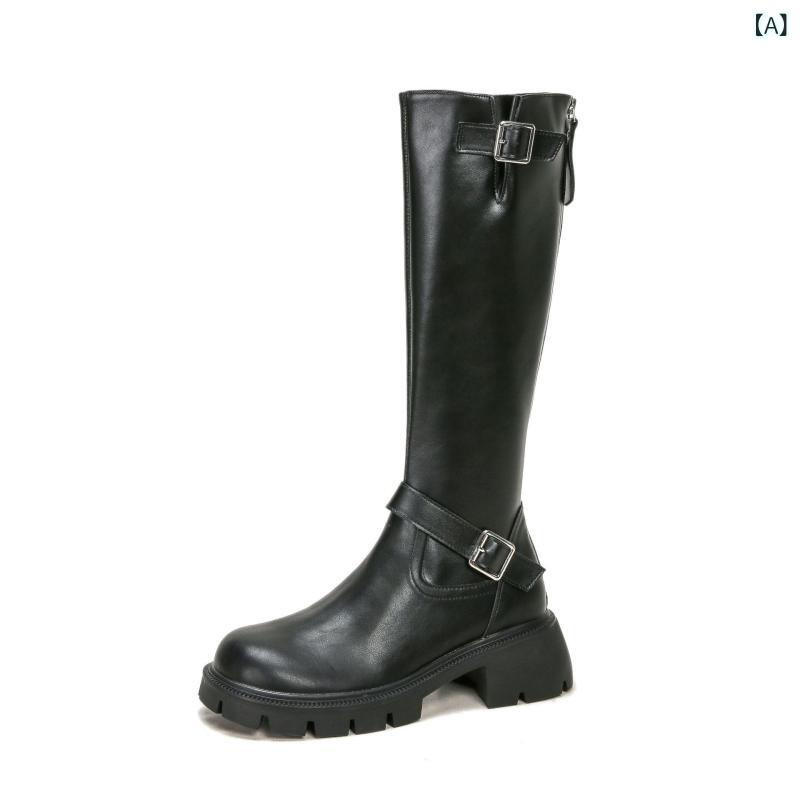 ロングブーツ ロング ブーツ 靴 シューズ レディース 脚長脚細 秋冬 おしゃれ