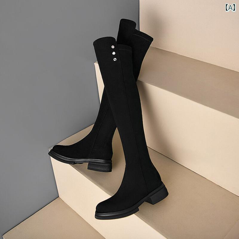 ロングブーツ ロング ブーツ 靴 シューズ レディース 脚長脚細 秋冬 おしゃれ