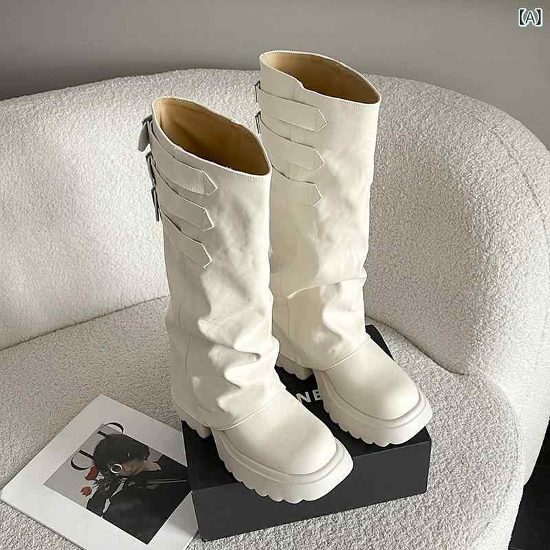 ロングブーツ ロング ブーツ 靴 シューズ レディース 脚長脚細 秋冬 おしゃれ