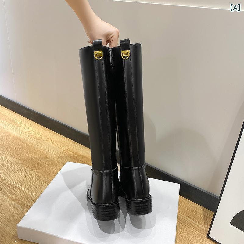 ロングブーツ ロング ブーツ 靴 シューズ レディース 脚長脚細 秋冬 おしゃれ