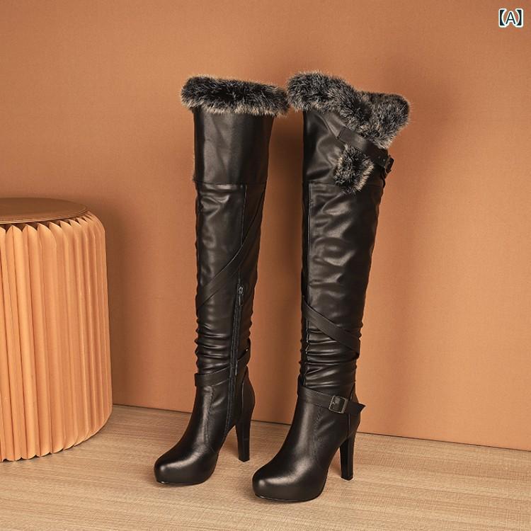 ロングブーツ ロング ブーツ 靴 シューズ レディース 脚長脚細 秋冬 おしゃれ