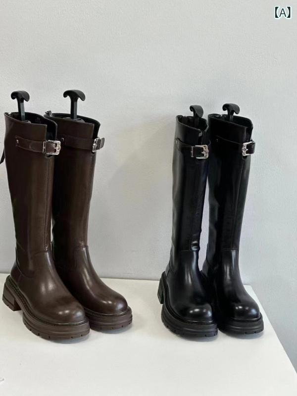 ロングブーツ ロング ブーツ 靴 シューズ レディース 脚長脚細 秋冬 おしゃれ