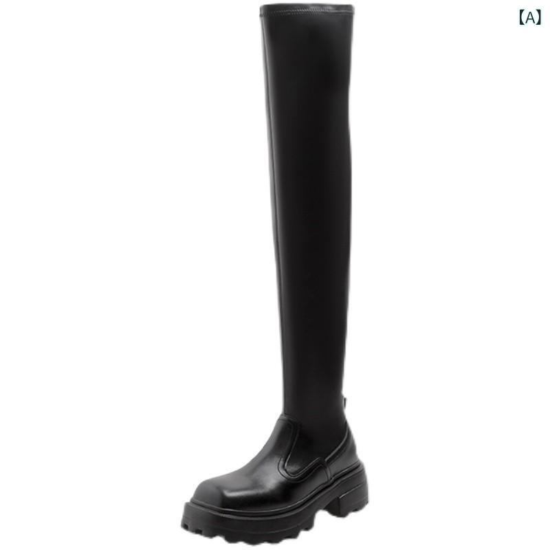 ロングブーツ ロング ブーツ 靴 シューズ レディース 脚長脚細 秋冬 おしゃれ