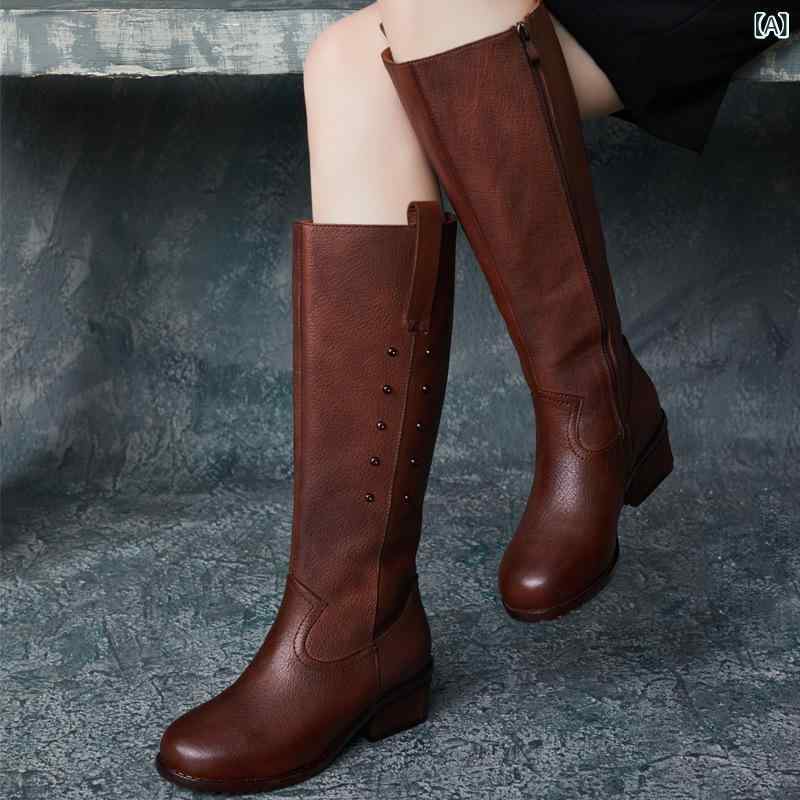 ロングブーツ ロング ブーツ 靴 シューズ レディース 脚長脚細 秋冬 おしゃれx3