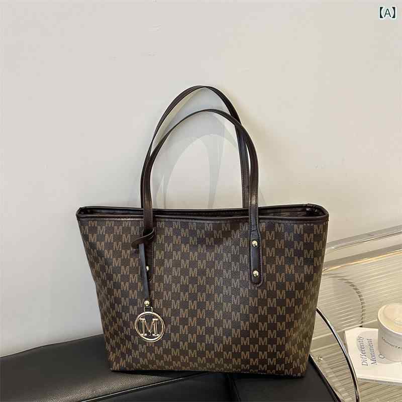 3個セット大容量 バッグ M レディースバッグ ファッション 秋冬 カジュアル ショルダーバッグ 高級 感 通勤 トートバッグ色: コーヒー色,黒い,ピンク,白スタイル: ストリートファッション材料: PUバッグのサイズ: ZON発売年と季...