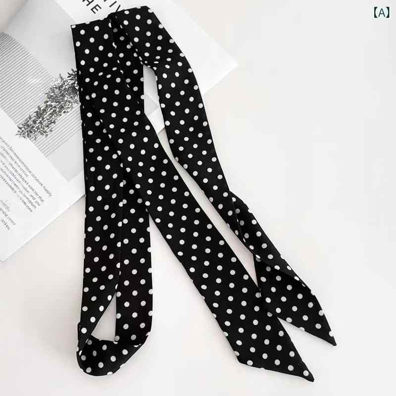 スターの 同じ タイプの ハイエンドの 波 点の シルク タオルの 小さい 方の タオルの 女性は 首の ヘ..