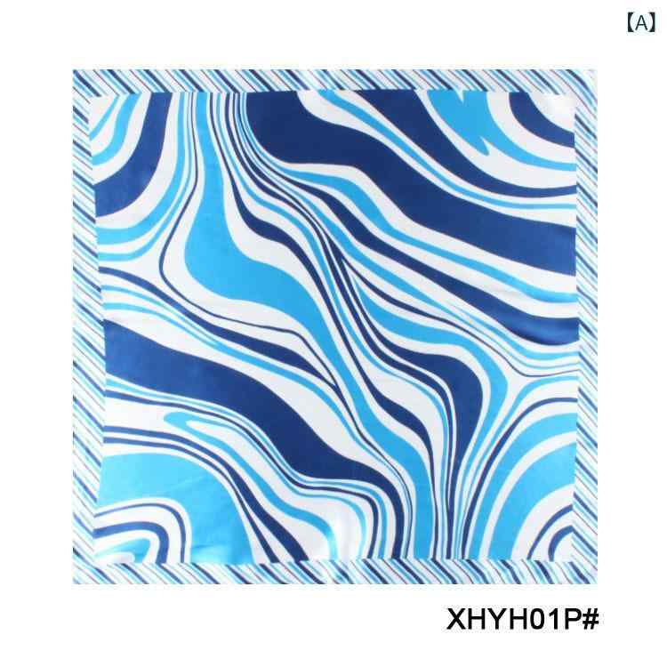 現物 プリントの スチュワーデスの シルク タオルの レディース 職業 装飾の オール シーズンは ファッ..