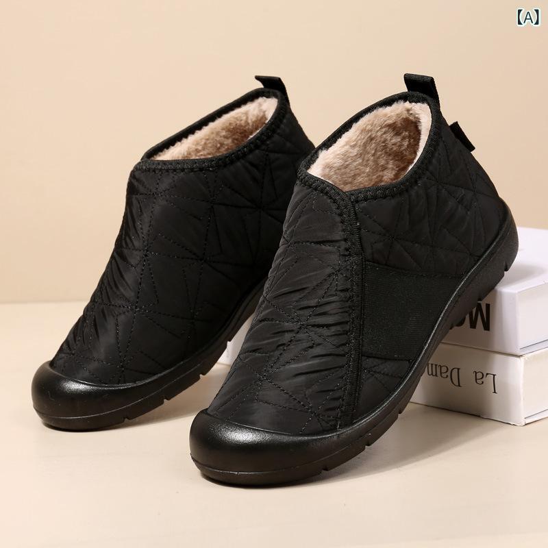 ブーツ レディース 冬 保暖 防水 防滑 中綿入り 厚手 綿 カジュアル 雪用 アウトドア