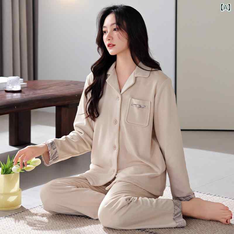 レディース ルームウェア パジャマ 秋冬 春夏 薄手 再生繊維 珊瑚綿 保温 洋風 セット 吸湿速乾 軽量