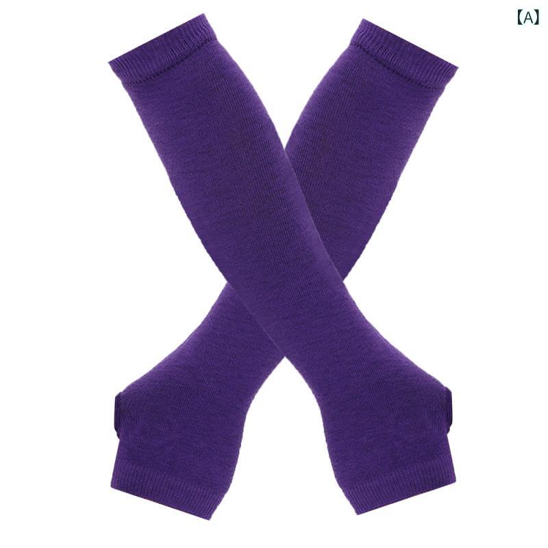 レディース アームカバー ギャル ファッション ストライプ 指出し Y2K スタイル 伸縮性 軽量 普段使い コスプレ アニメ テイスト 高級感 接触冷感x3