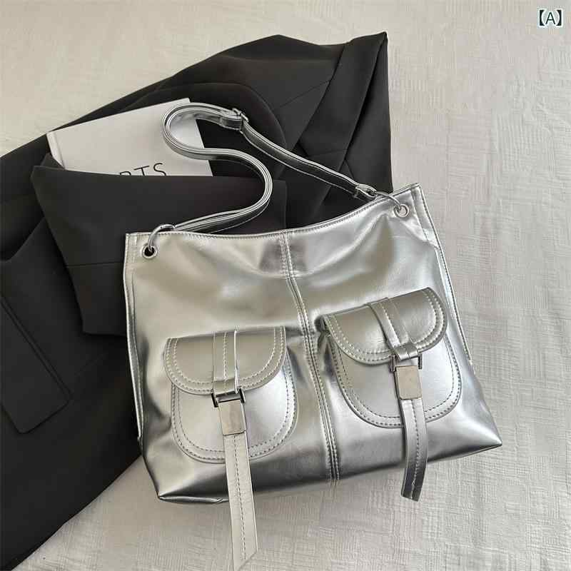 鞄 レディース 脇下 復古 バイク スタイル 万能 高級感 斜め掛け ショルダー 合成皮革 軽量 通勤用 普段使い