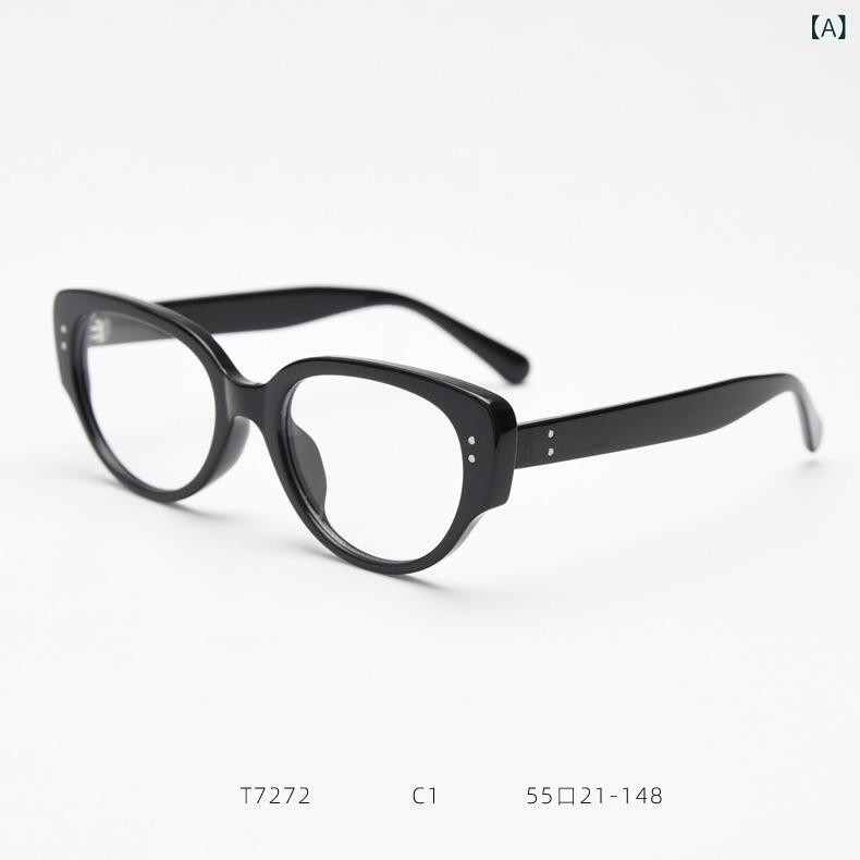 Sunglasses - 眼鏡 ユニセックス 猫型 TR90 フレーム 近視用 偏光 サングラス 軽量 快適 ファッション 日常使い ナチュラルメイク