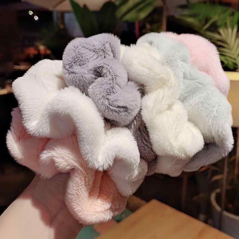 ヘアバンド レディース 毛糸 インチキ フェアリー 秋冬 シンプル かわいい ベーシック ヘアアクセサリー 暖かい 普段使い ファー素材 軽量